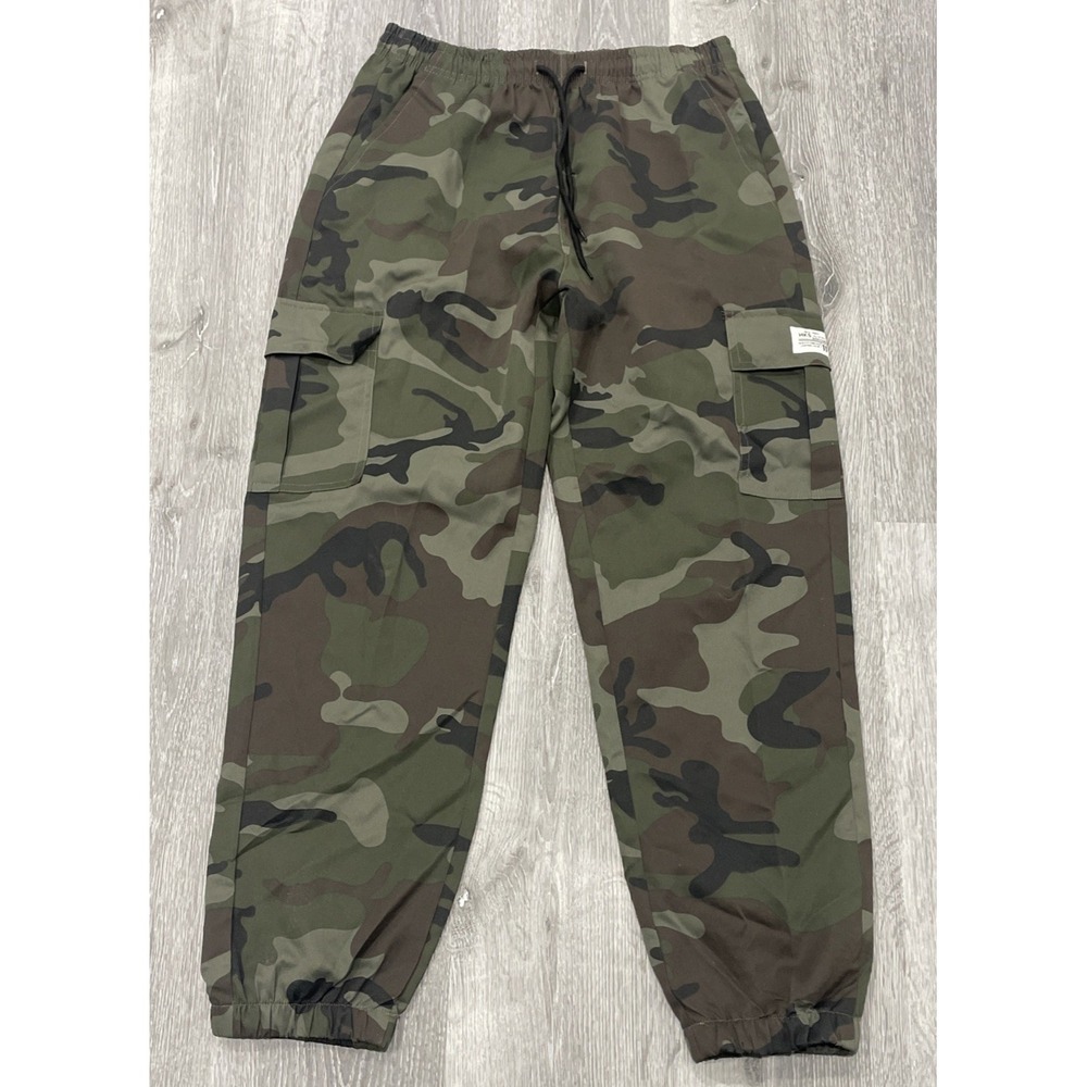 NWT HKS 1980 Boris Bidan Insaeri Camo Cargo Pants Joggers Unisex Size Small